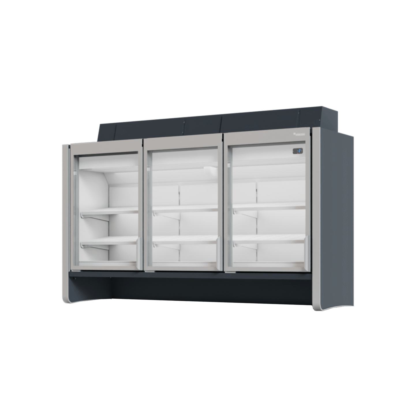 Fricon Upright Display Freezer UPD 2200 FV SLB, 630 L, -24/-16°C