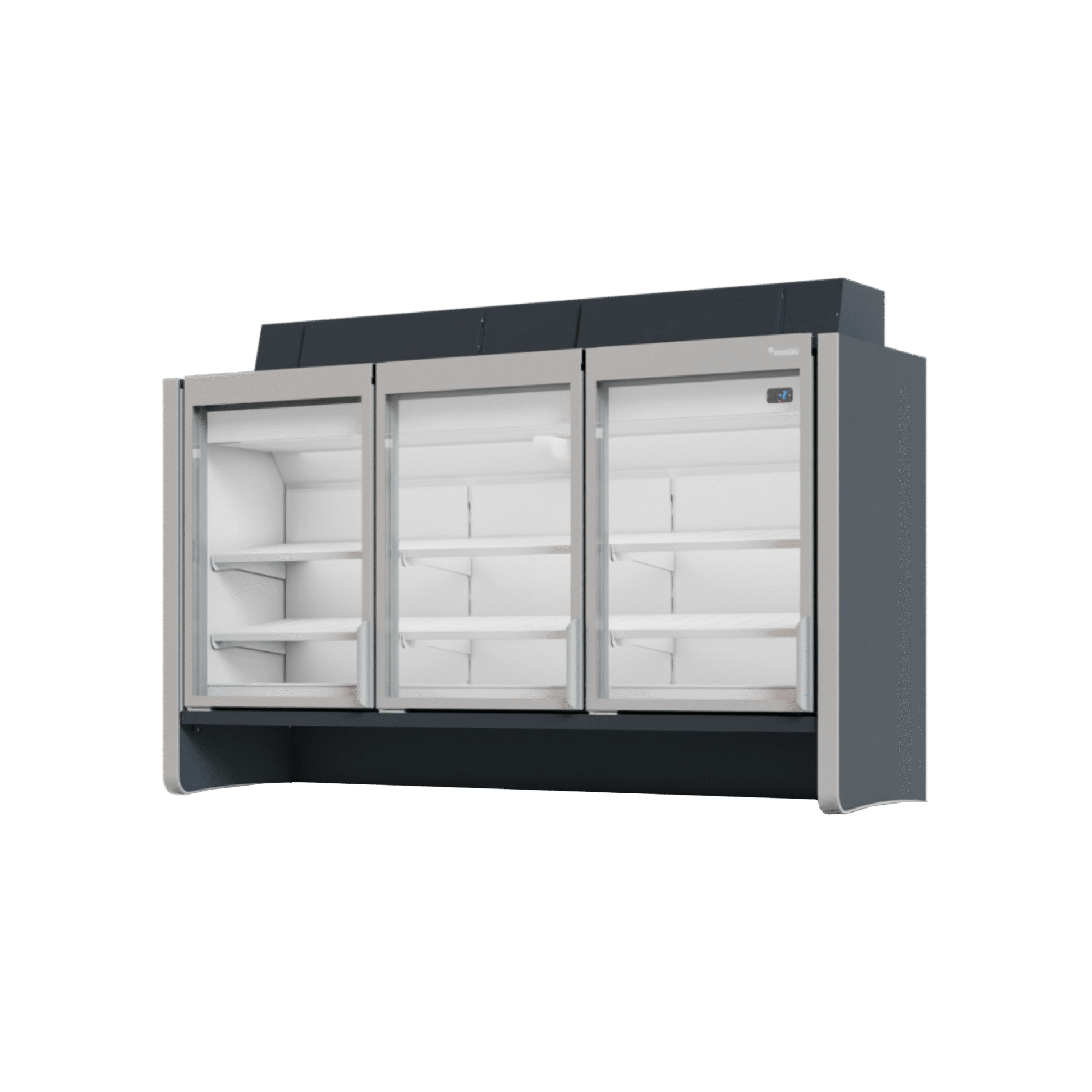 Fricon Upright Display Freezer UPD 2200 FV SLB, 630 L, -24/-16°C