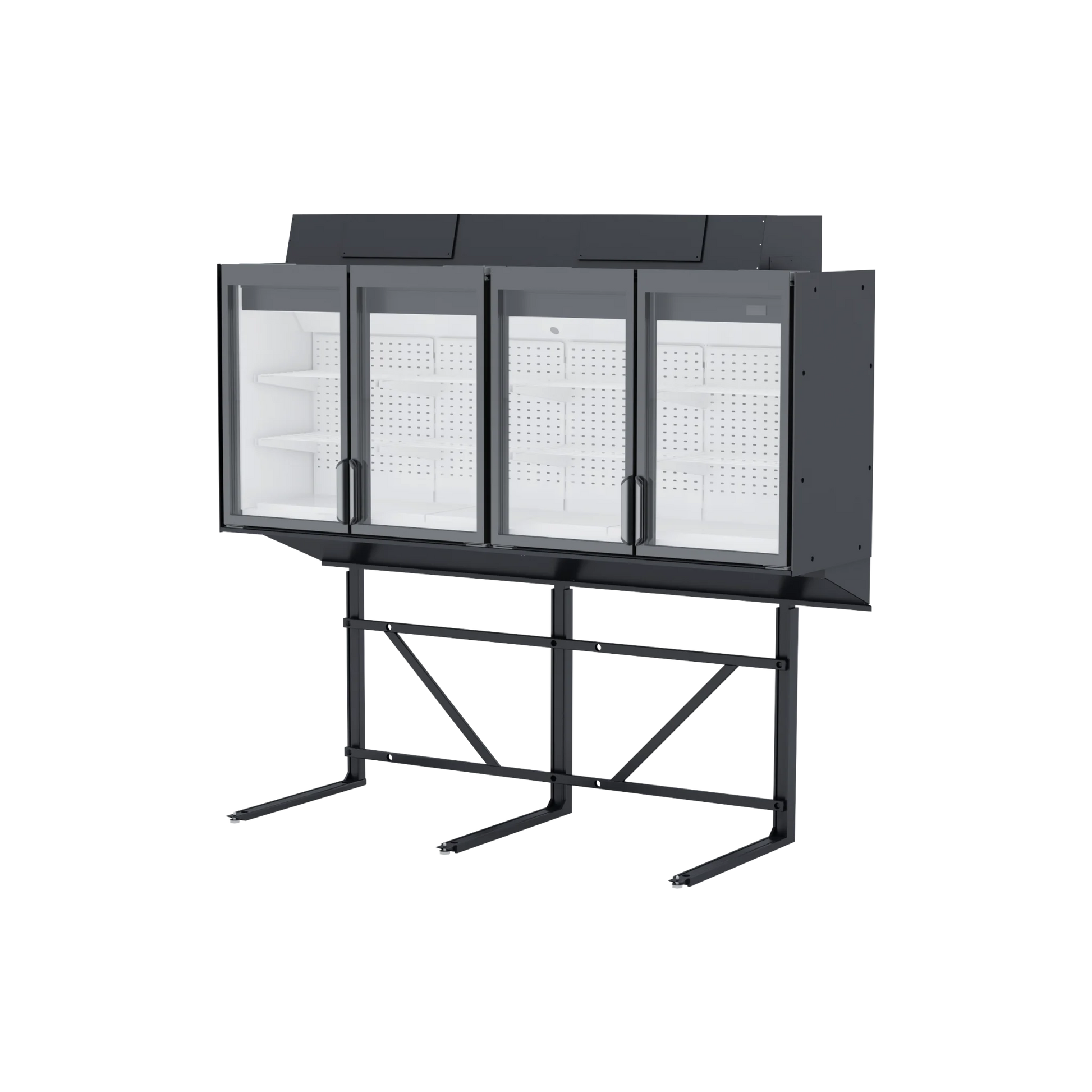 Fricon Upright Display Freezer UPD 2500 FV, 631 L, -24/-16°C