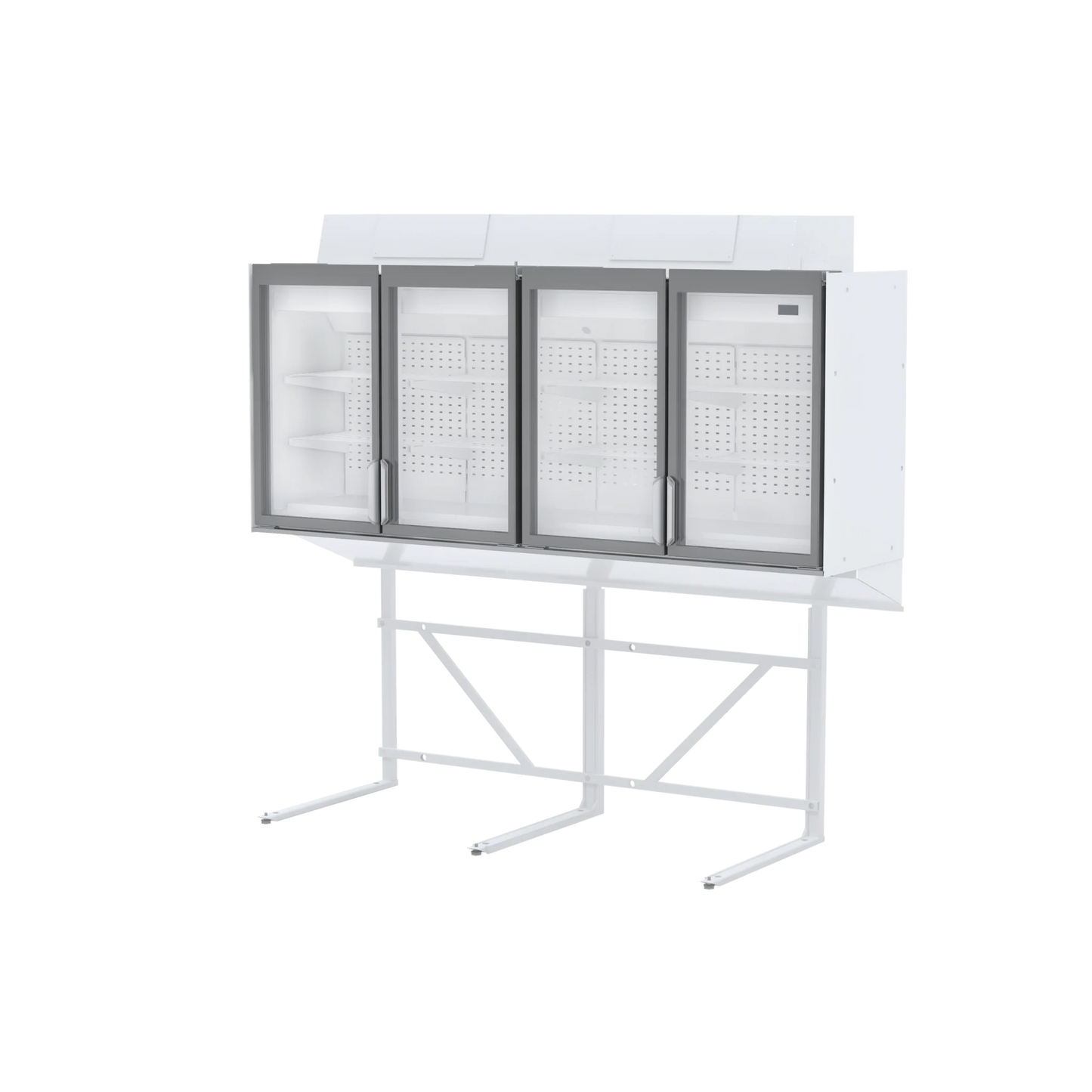 Fricon Upright Display Freezer UPD 2500 FV, 631 L, -24/-16°C