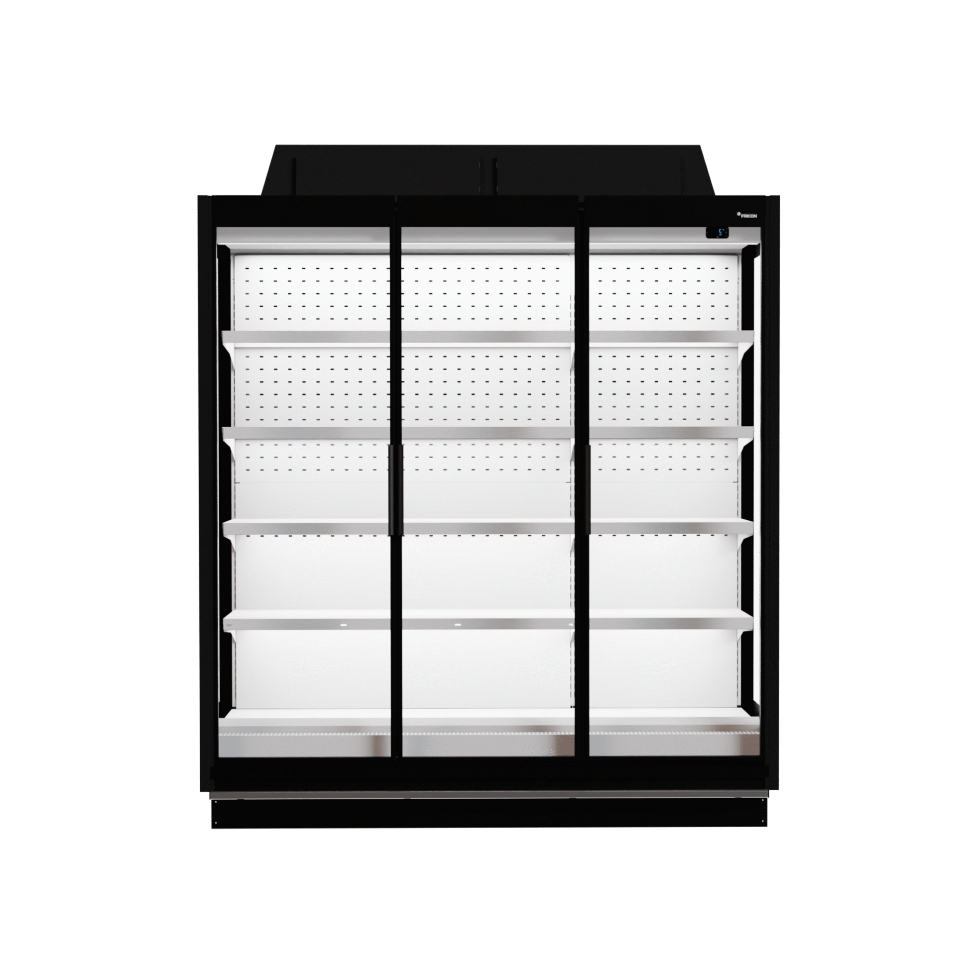 Fricon Display Chiller WD 3D FV R, 1349 L, Three Glass Doors