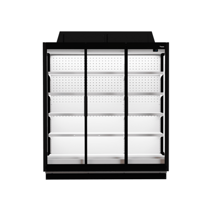 Fricon Display Chiller WD 3D FV R, 1349 L, Three Glass Doors