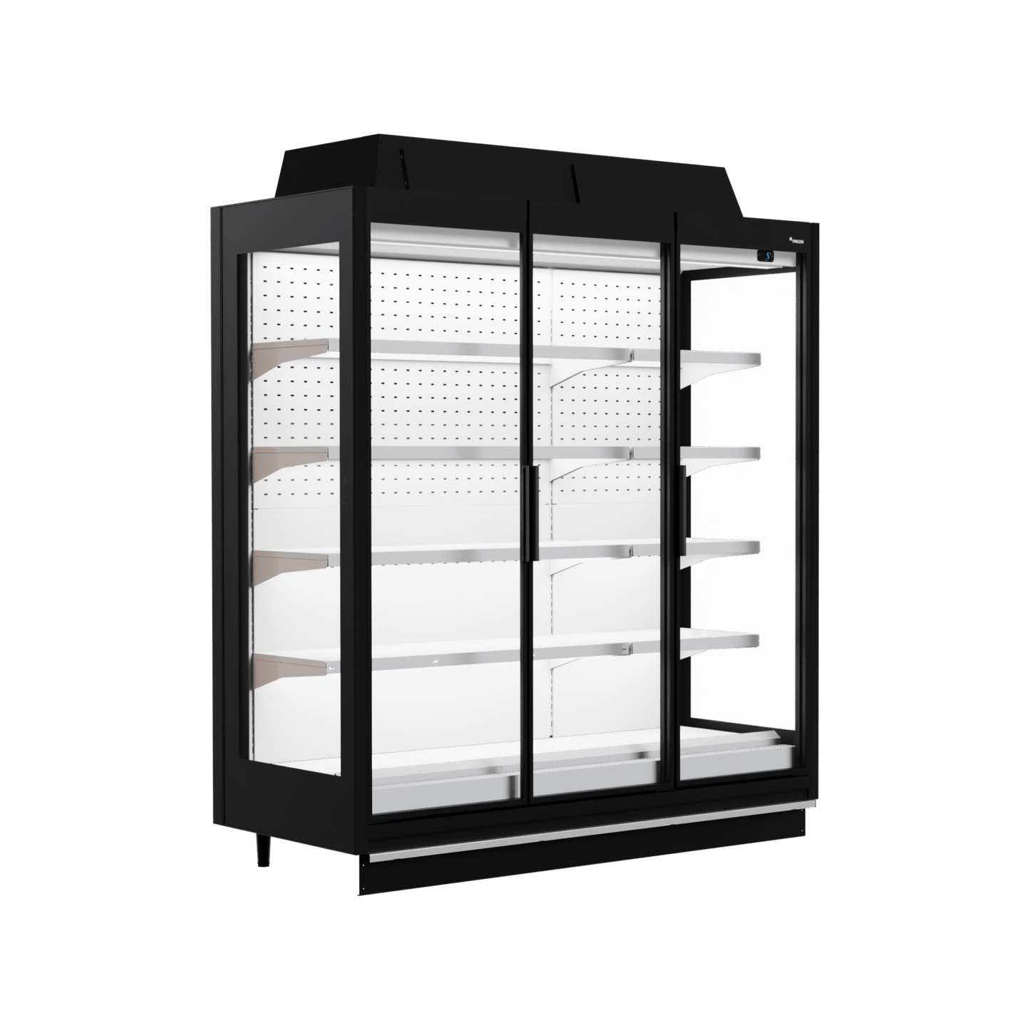 Fricon Display Chiller WD 3D FV R, 1349 L, Three Glass Doors