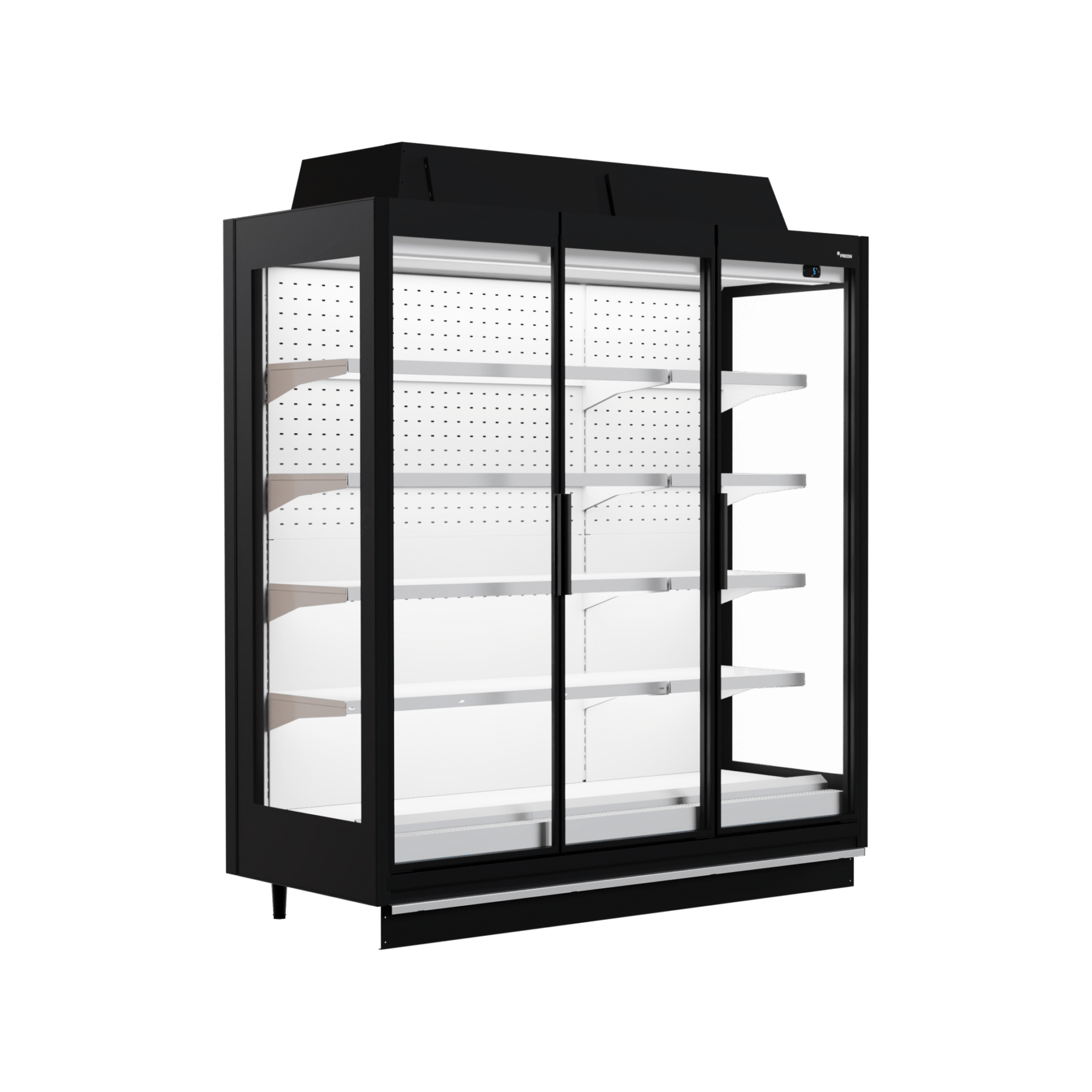 Fricon Display Chiller WD 3D FV R, 1349 L, Three Glass Doors
