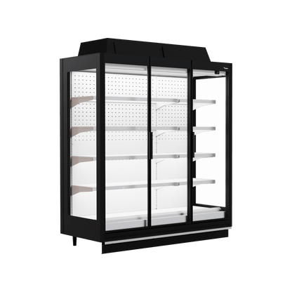 Fricon Display Chiller WD 3D FV R, 1349 L, Three Glass Doors