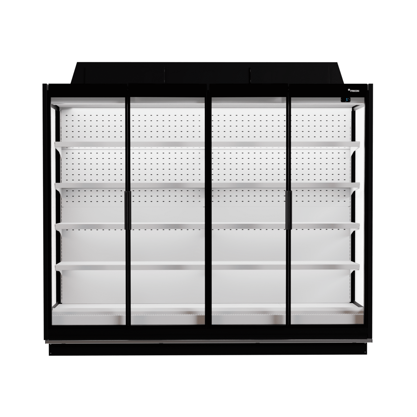 Fricon Display Chiller WD 4D FV R, 1799 L, Four Glass Doors