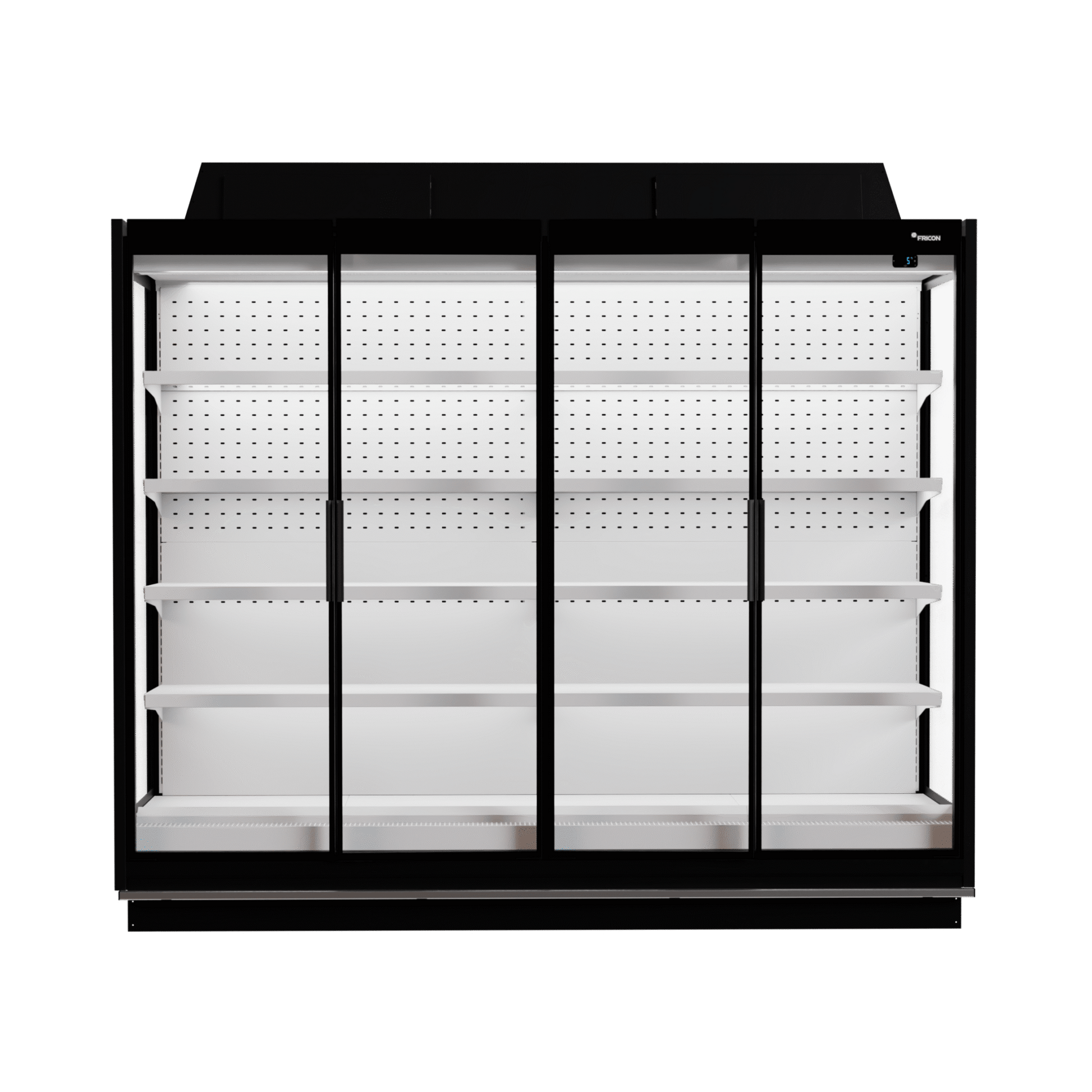 Fricon Display Chiller WD 4D FV R, 1799 L, Four Glass Doors