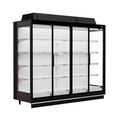 Fricon Display Chiller WD 4D FV R, 1799 L, Four Glass Doors