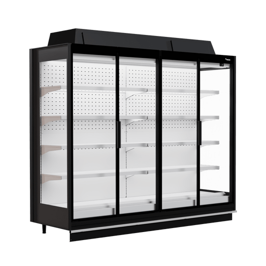 Fricon Display Chiller WD 4D FV R, 1799 L, Four Glass Doors