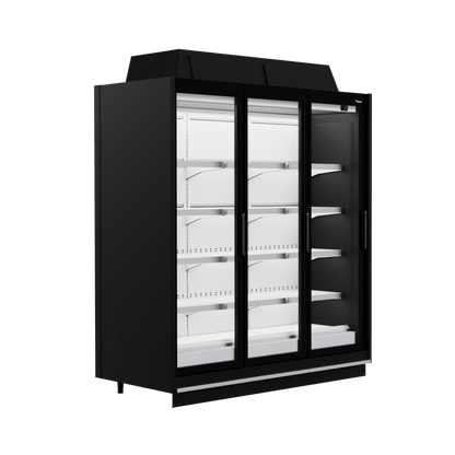 Fricon Display Freezer WD 3D FV DT, 1295 L, Three Glass Doors