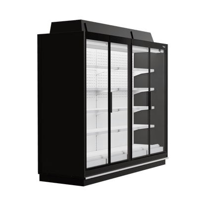 Fricon Display Chiller WD 4D FV R, 1799 L, Four Glass Doors