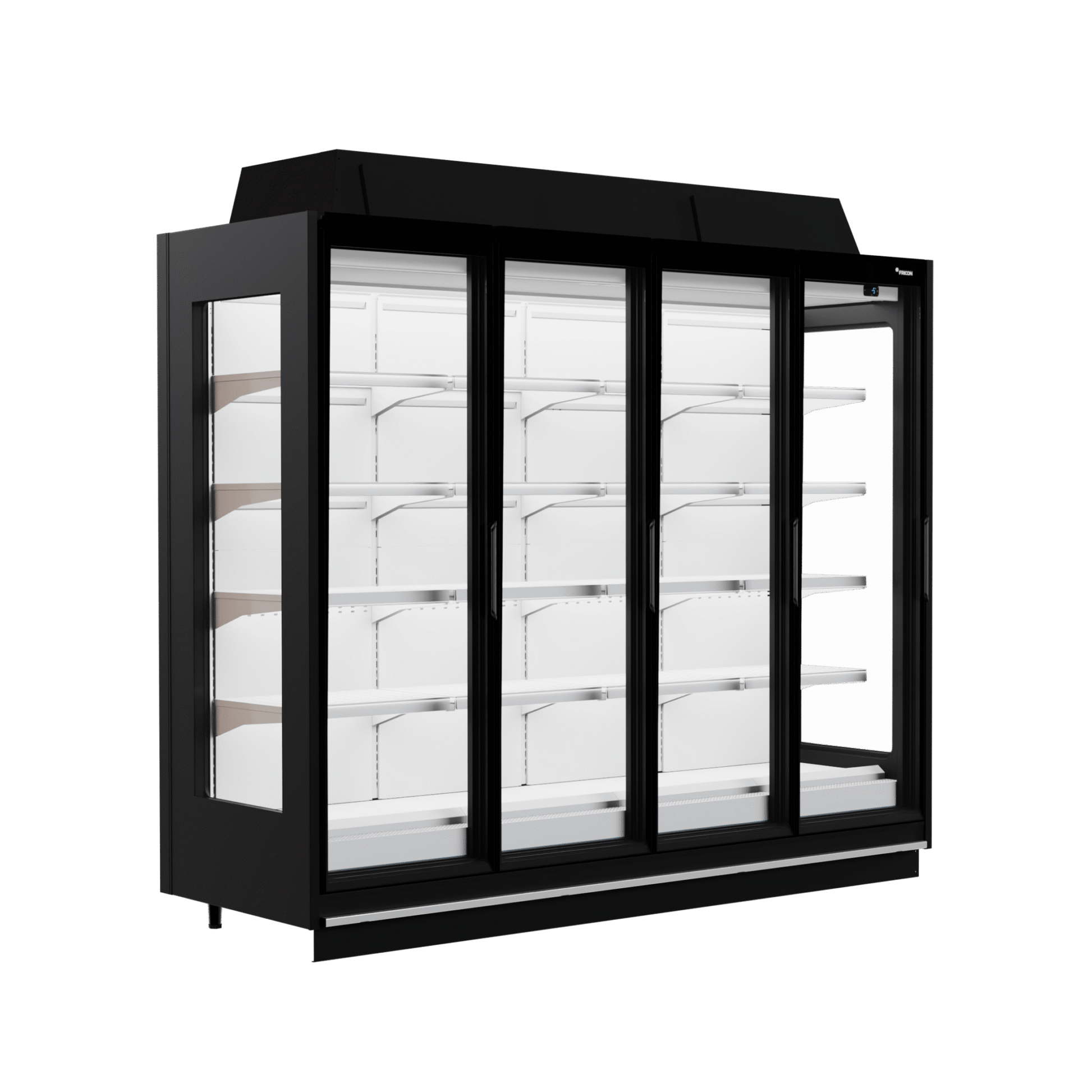 Fricon Display Freezer WD 4D FV DT, 1726 L, Four Glass Doors