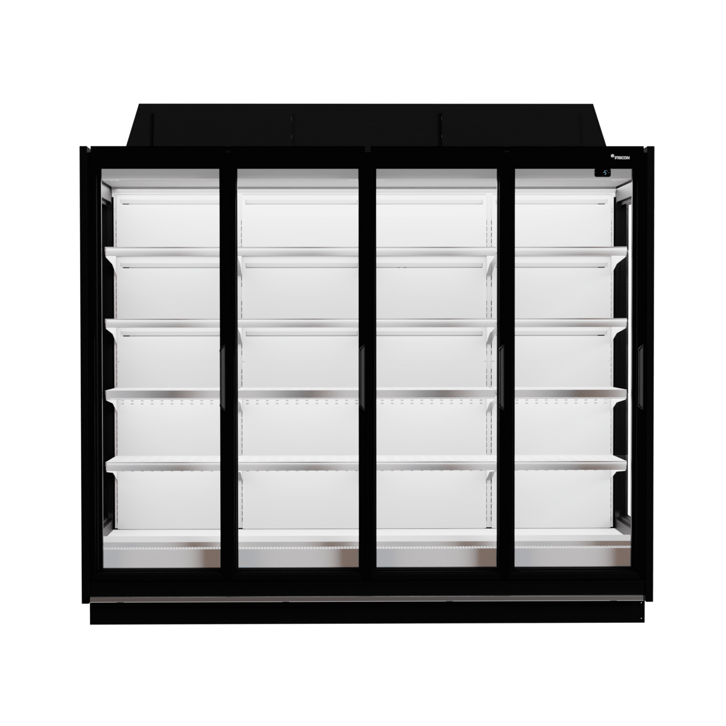 Fricon Display Freezer WD 4D FV DT, 1726 L, Four Glass Doors