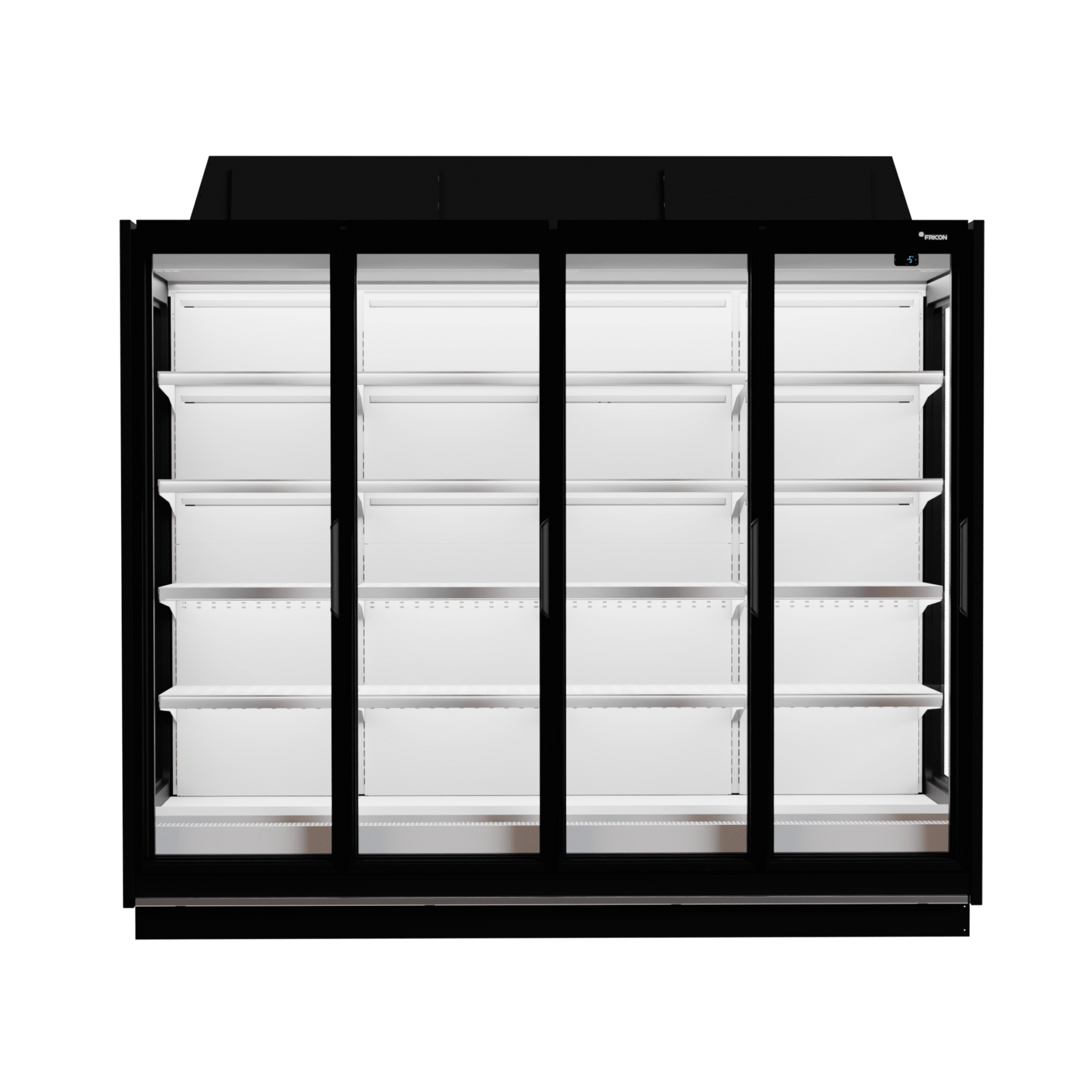 Fricon Display Freezer WD 4D FV DT, 1726 L, Four Glass Doors
