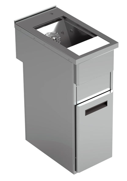 Vitrum bar sink module PL/SM-04 with glass rinser and storage cupboard, 400 mm