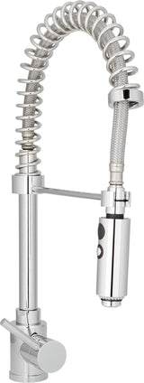 Vitrum bar tap AG-03, swivelling spout with chromed steel spring