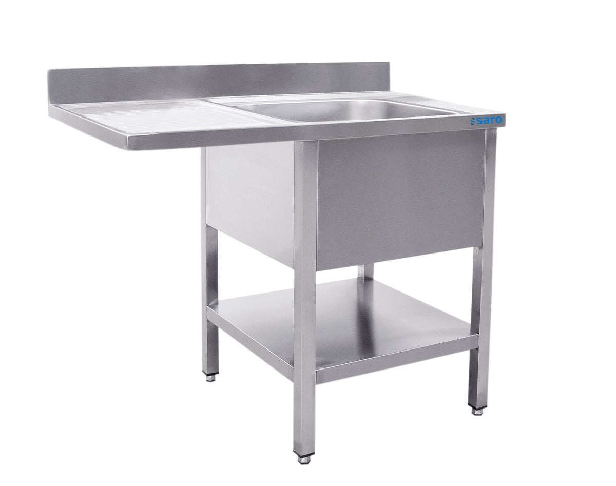 Saro Sink station with 1 basin, right - 700 mm depth, 1400mm