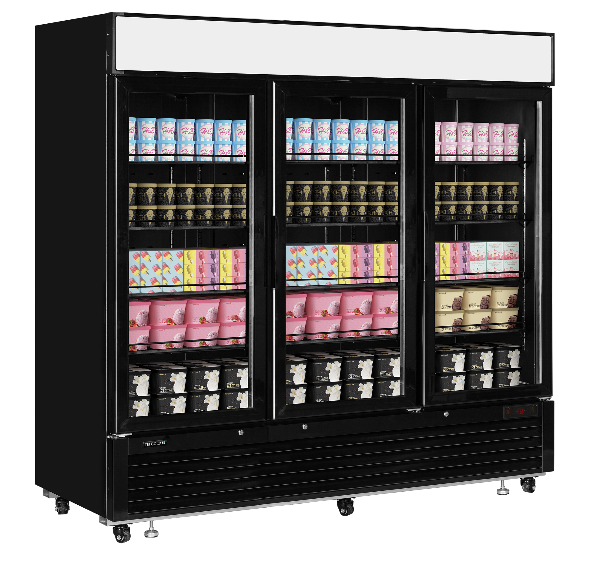Display Freezer, 1436L, -25/-14°C