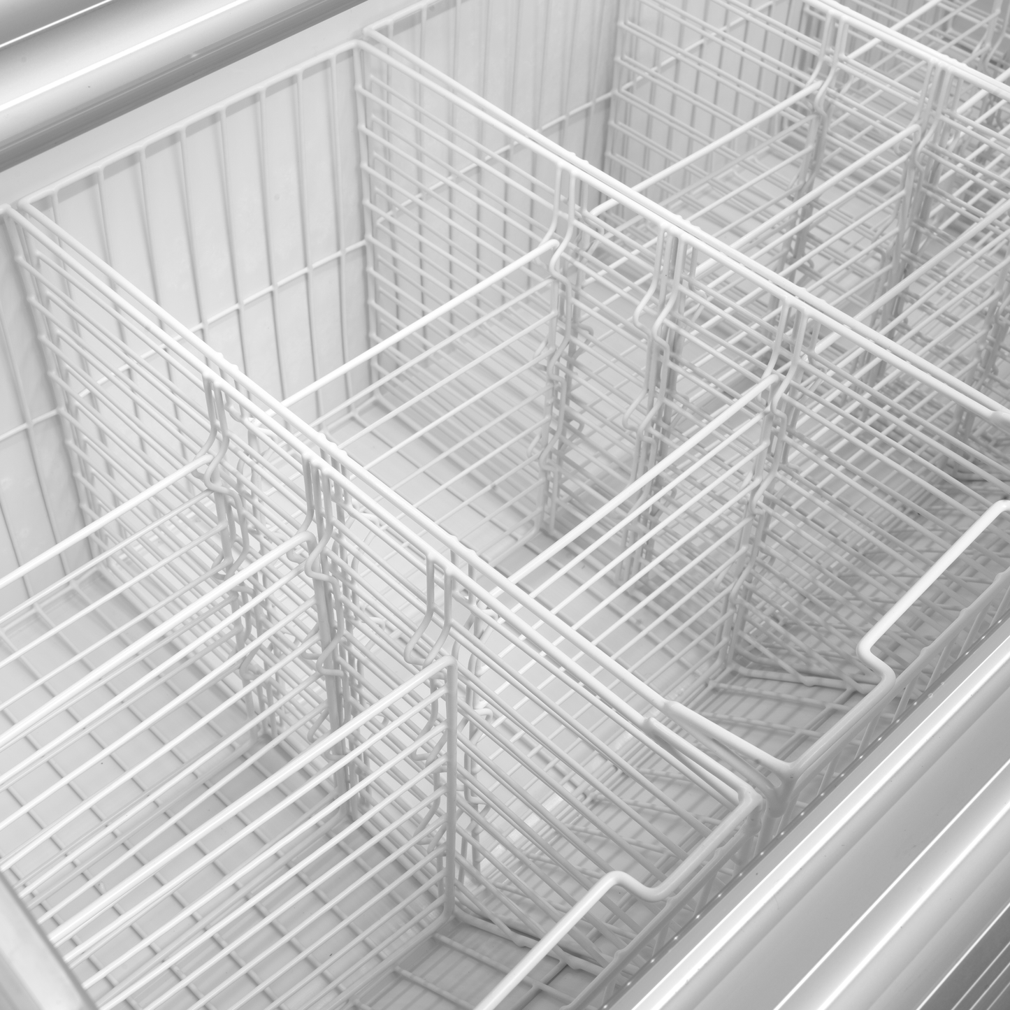 Two Level Display Freezer, 408L, -21/-15°C