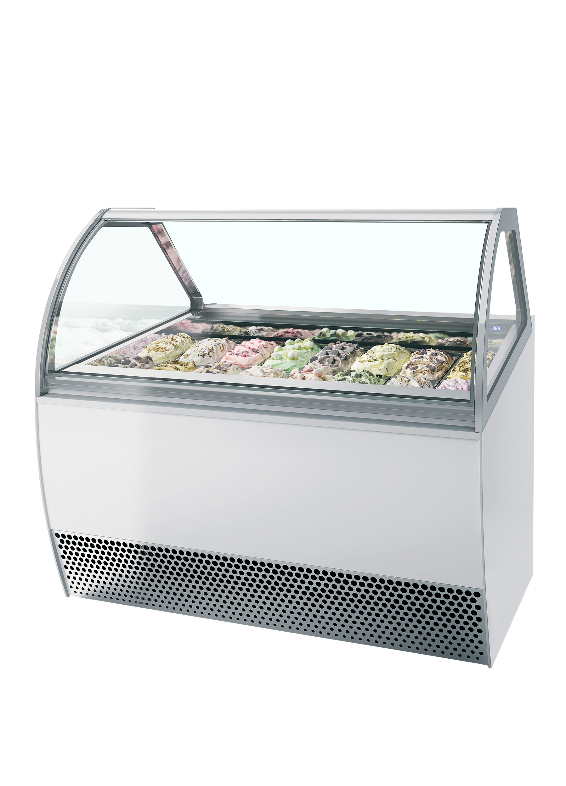 Ventilated Scoop Ice Cream Display, 181L, -20/-14°C