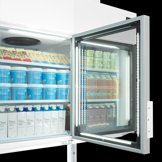 Wall Freezer/Cooler, 650L, -24/'-18 / -1°C