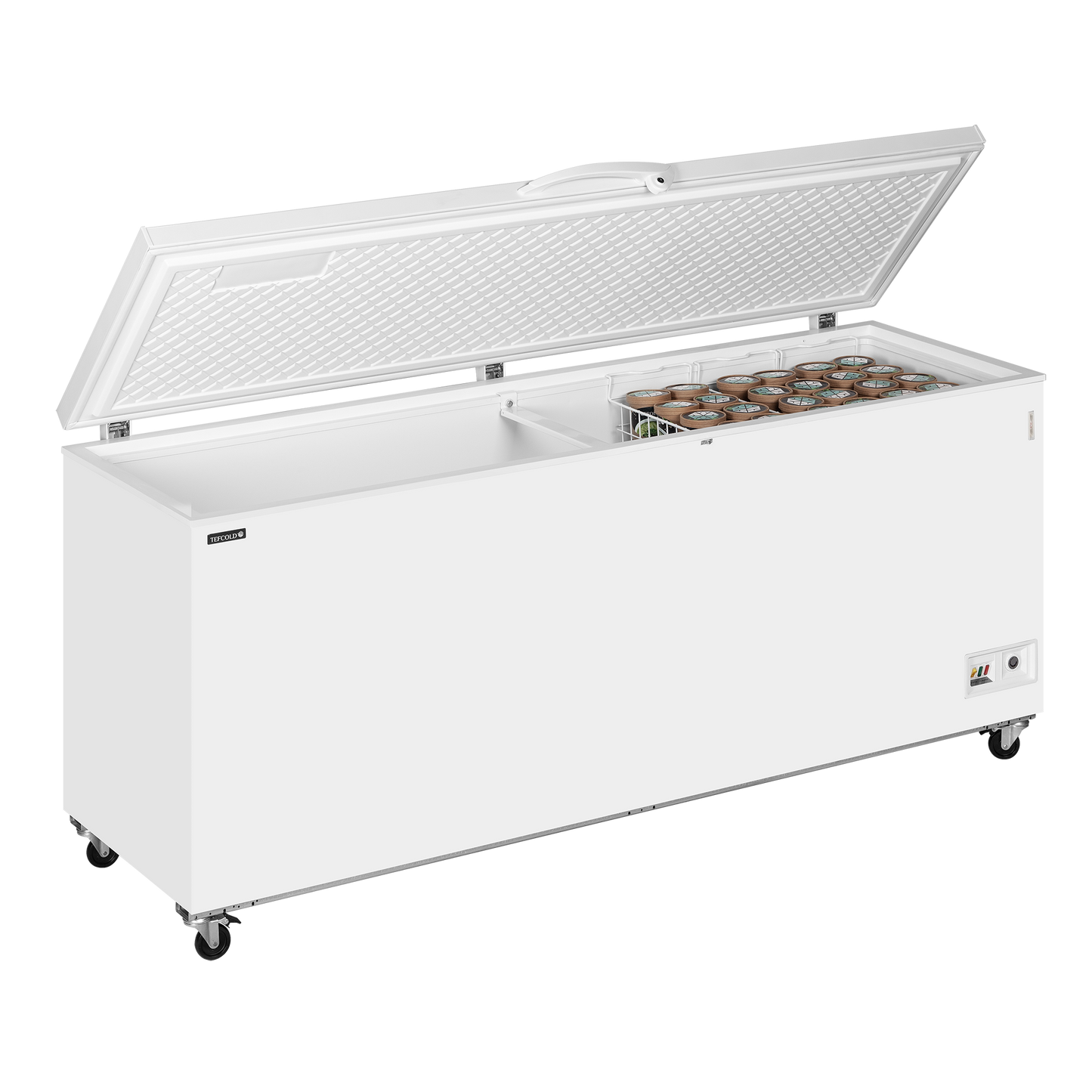 Ice Cream Freezer, Solid Lid, 600L, -24/-14°C