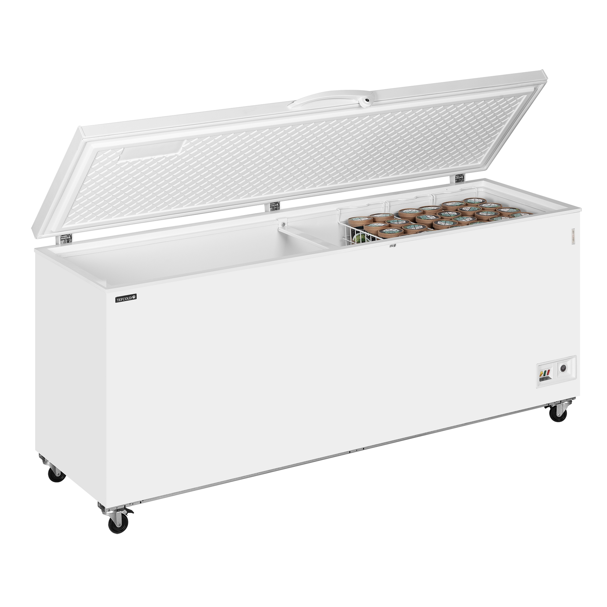 Ice Cream Freezer, Solid Lid, 600L, -24/-14°C