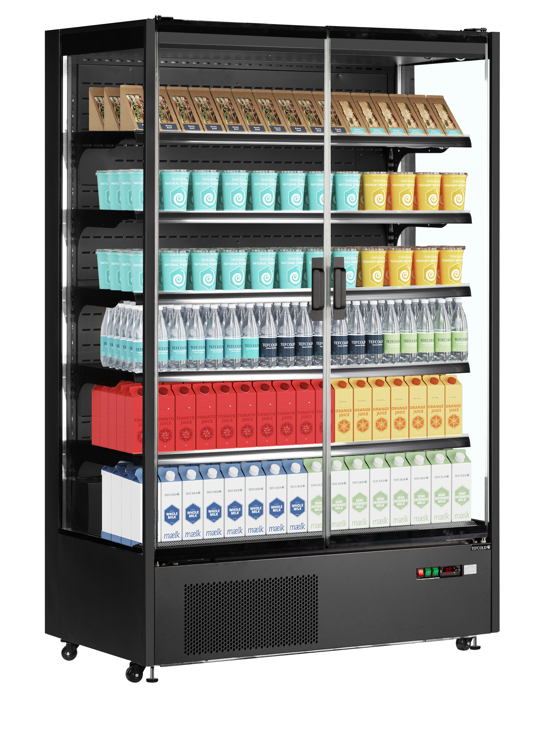 Supermarket Multideck Cooler, 764L, -1/+5°C