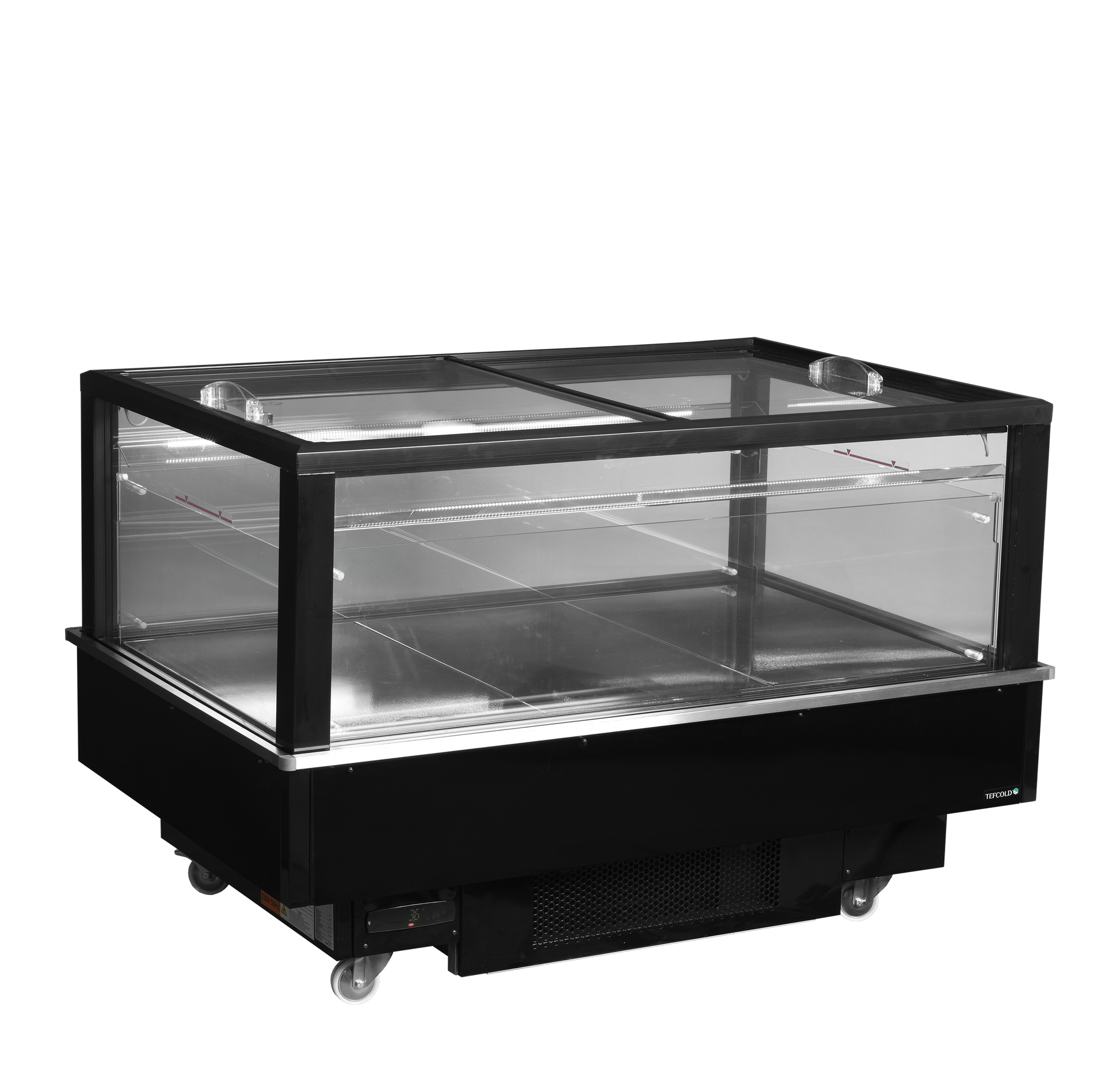 Black impulse cooler/freezer, 320L, -18/+5°C