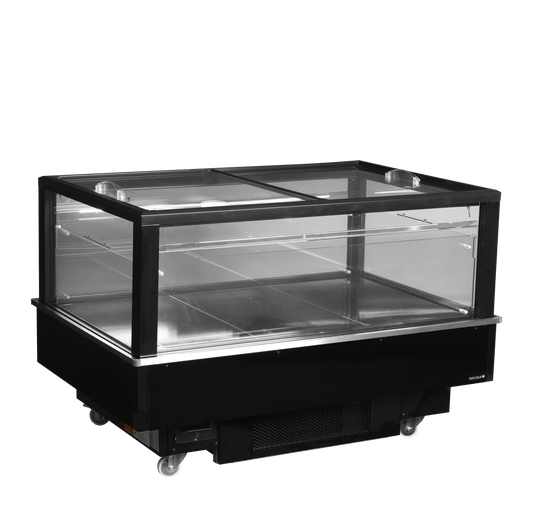 Black impulse cooler/freezer, 320L, -18/+5°C