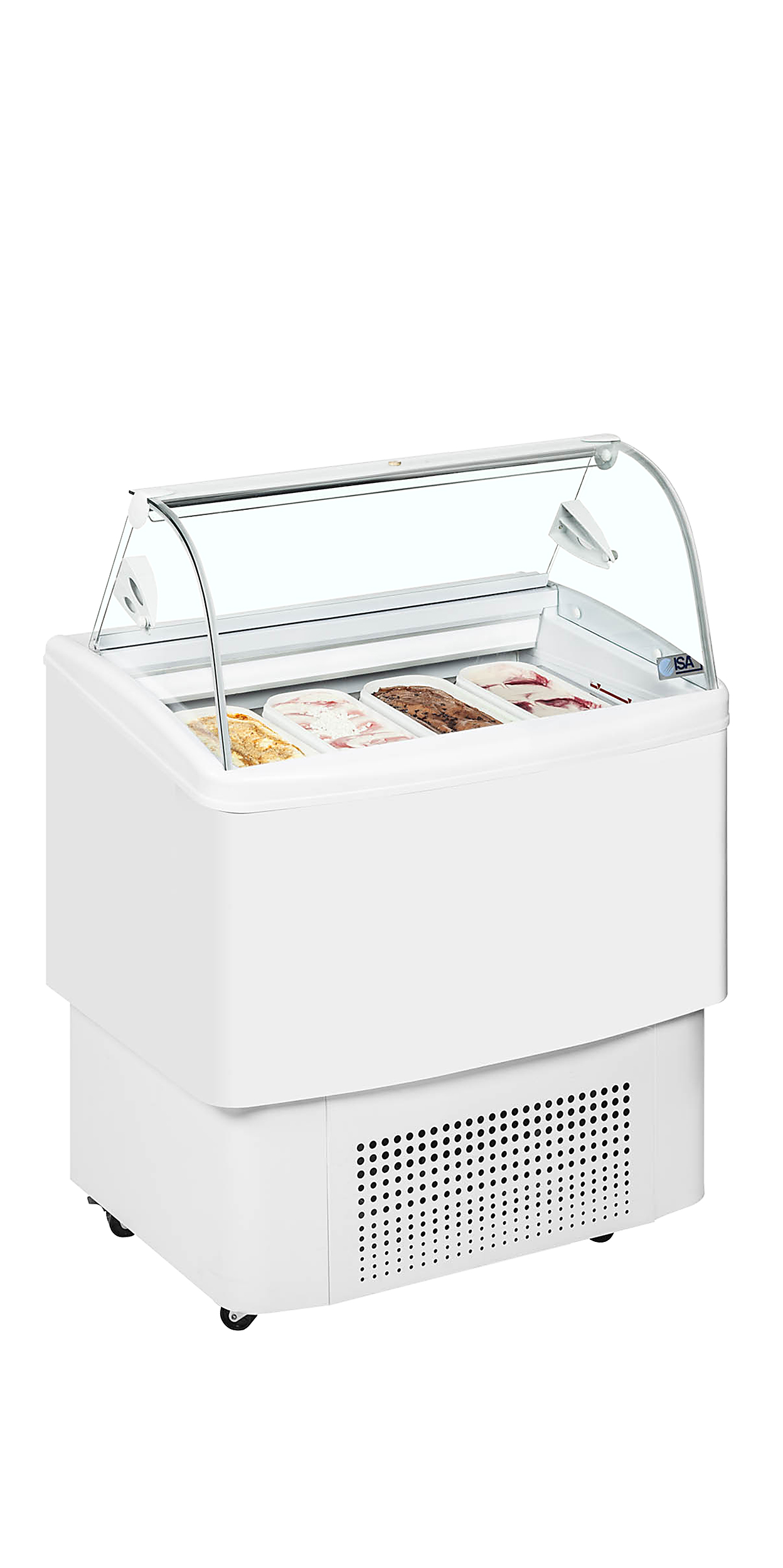 Ventilated Scoop Ice Cream Display, -18/-14°C