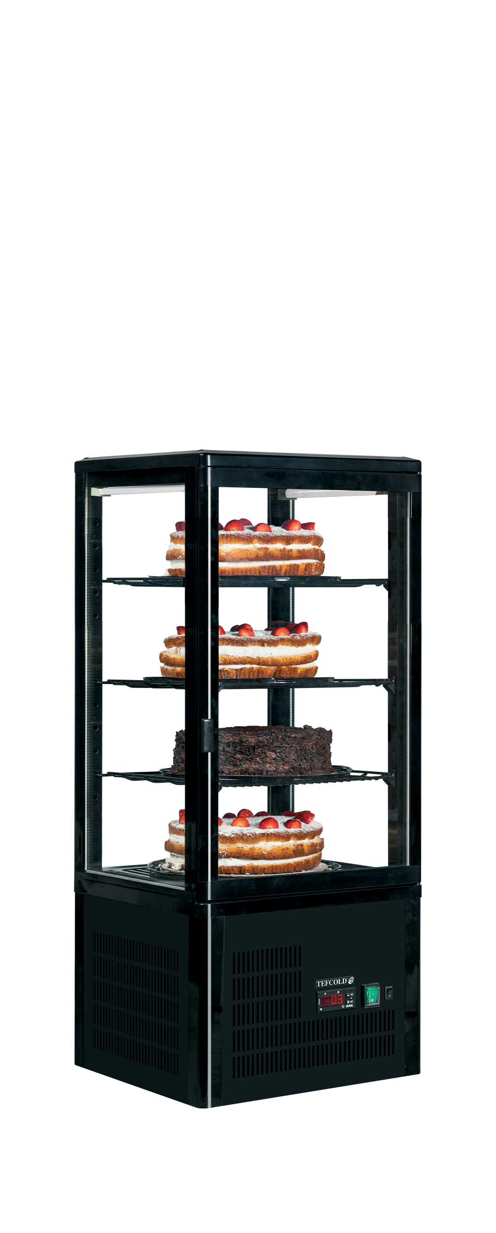 Refrigerated Display Case Countertop, 78L, +2/+12°C