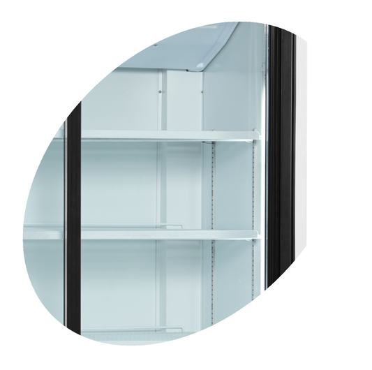 Display Cooler, 540L, +2/+10°C