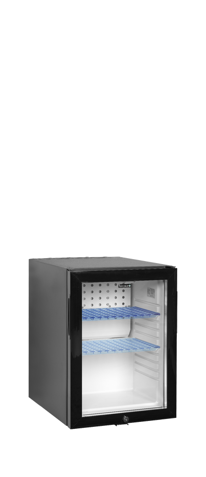 Glass Door Minibar Cooler, 34L, +5/+14°C
