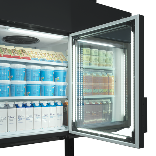 Wall Freezer/Cooler, 650L, -24/'-18 / -1°C