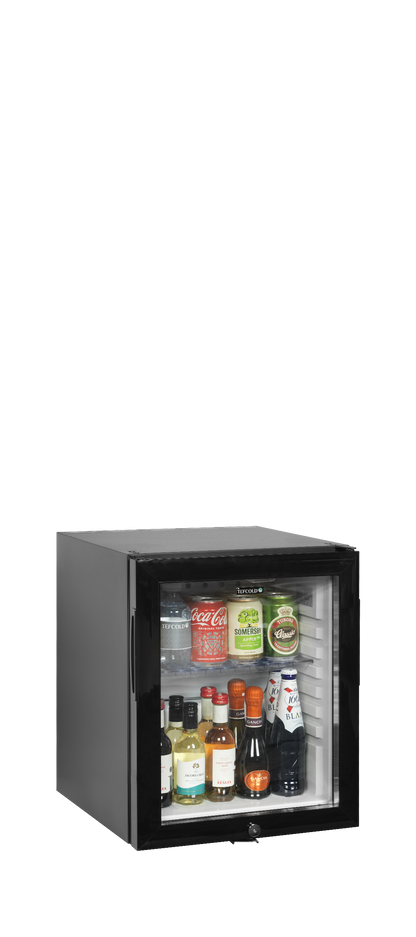 Glass Door Minibar Cooler, 24L, +5/+14°C