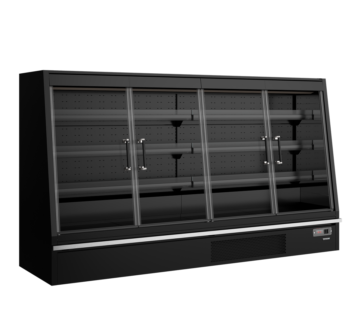 Tefcold Low-Height Multideck Galaxy+ GPL26FGD Black / DF, 720 L, image 1