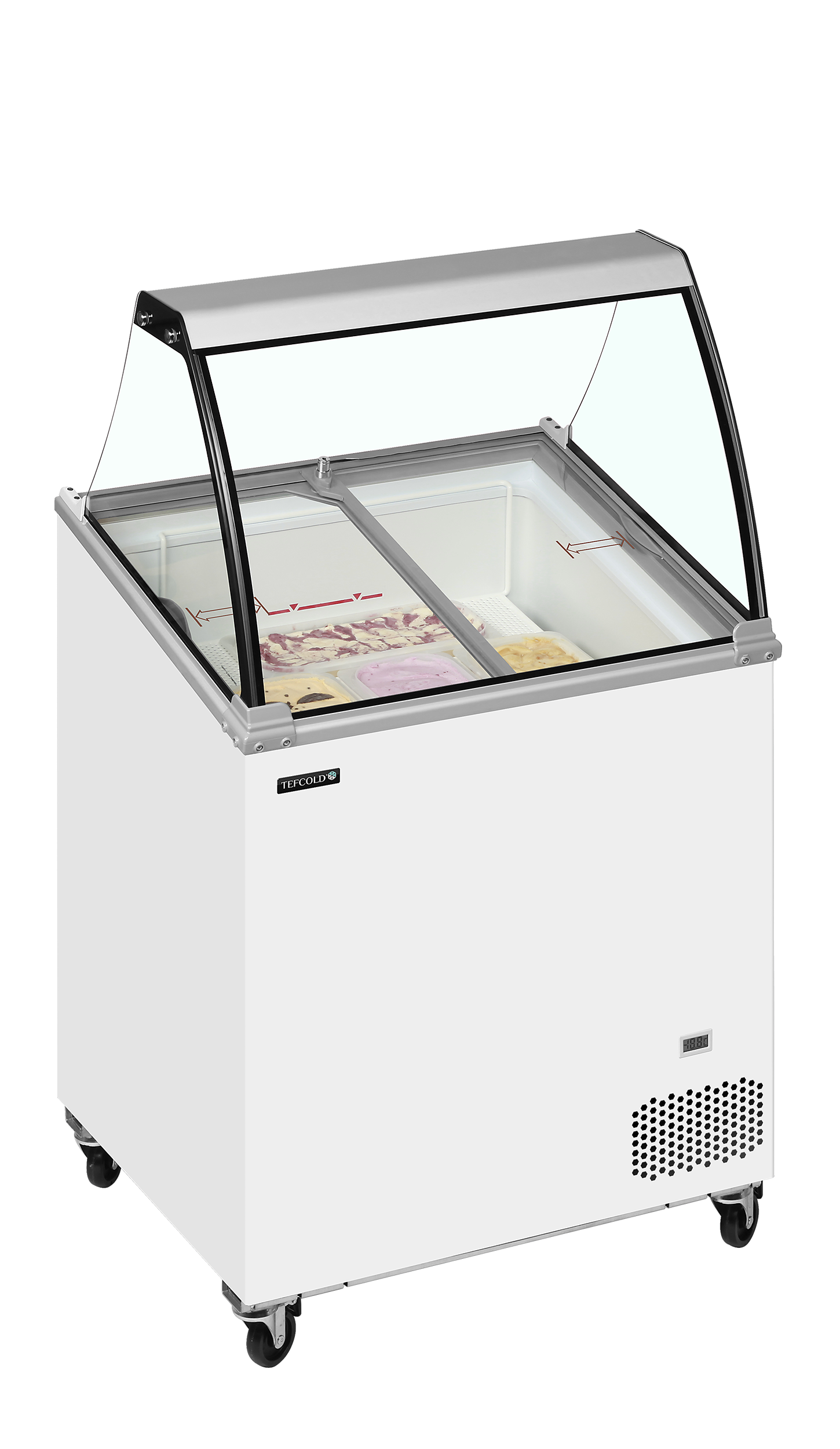 Scoop Ice Cream Freezer, 144L, -24/-14°C