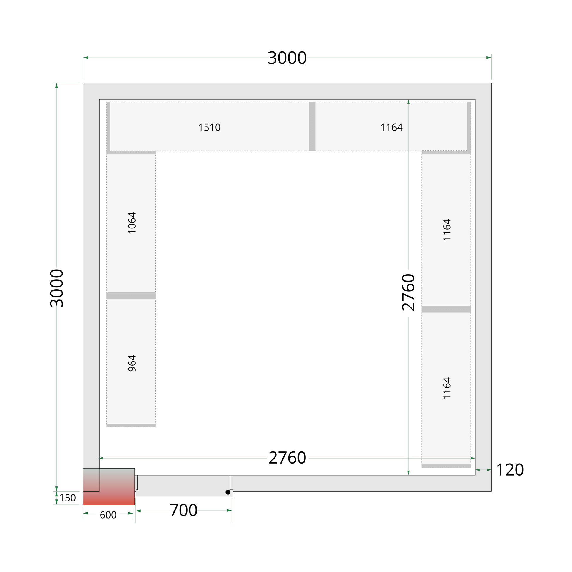 Shelf Rack System Kit