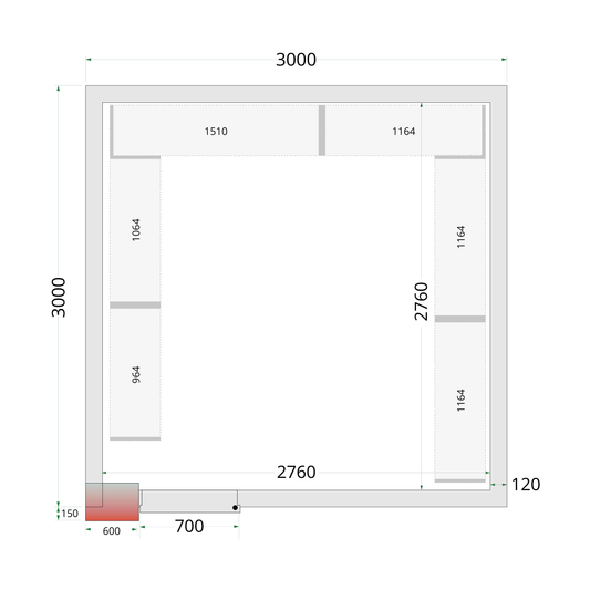 Shelf Rack System Kit
