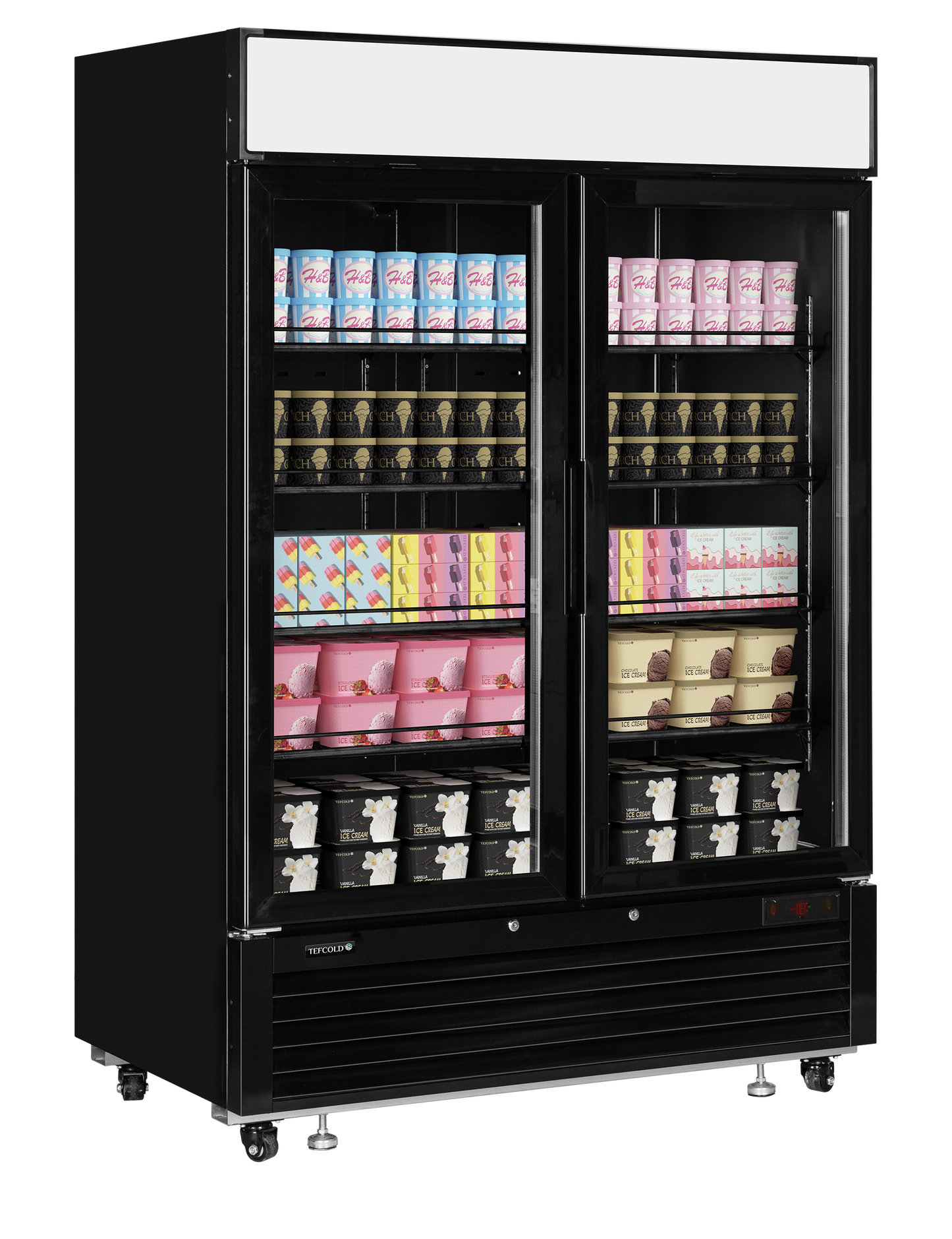 Display Freezer, 922L, -25/-14°C