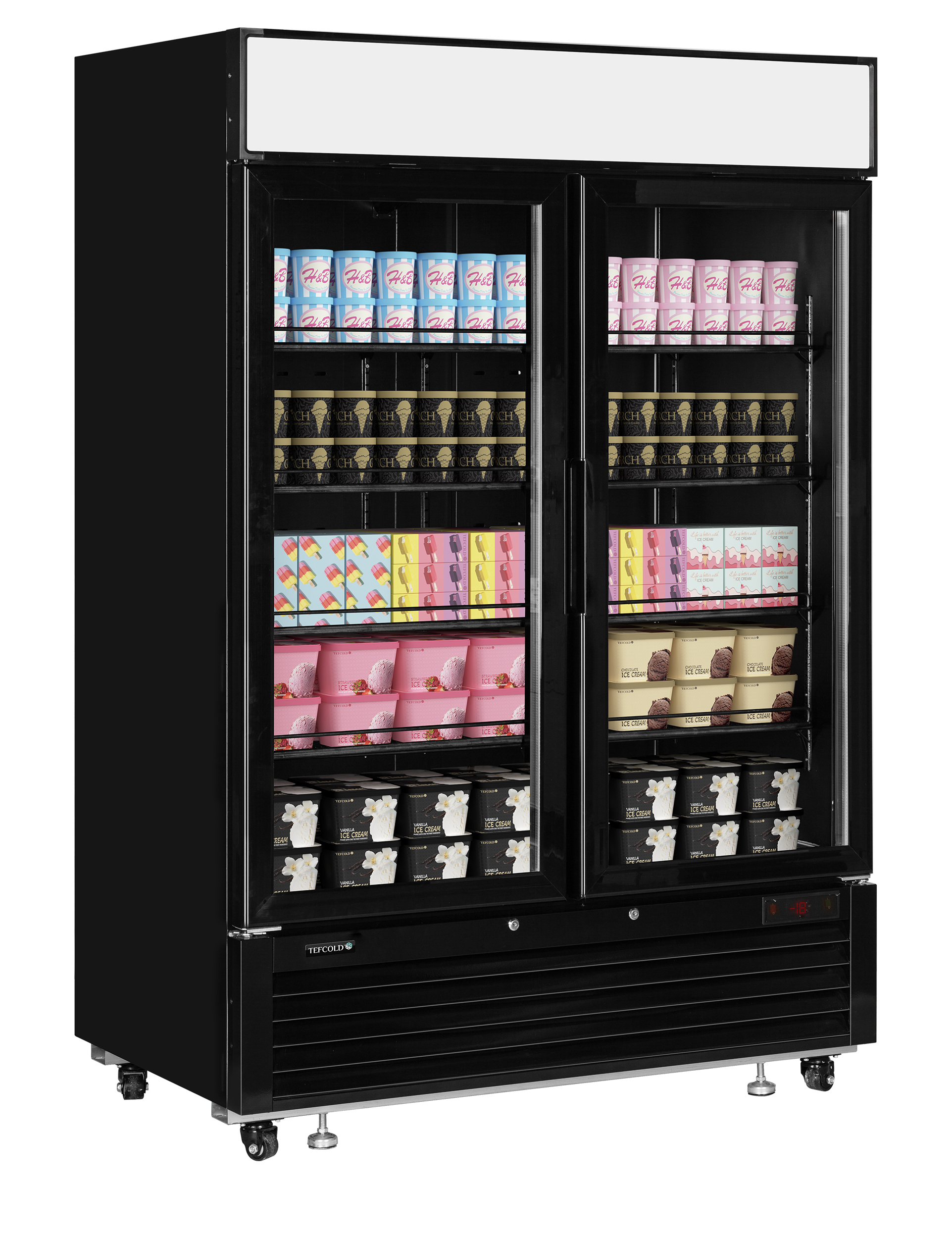 Display Freezer, 922L, -25/-14°C