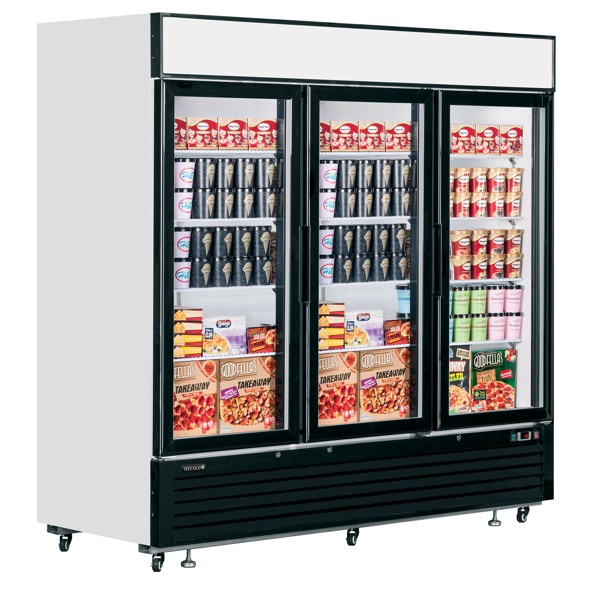 Display Freezer, 1436L, -25/-14°C