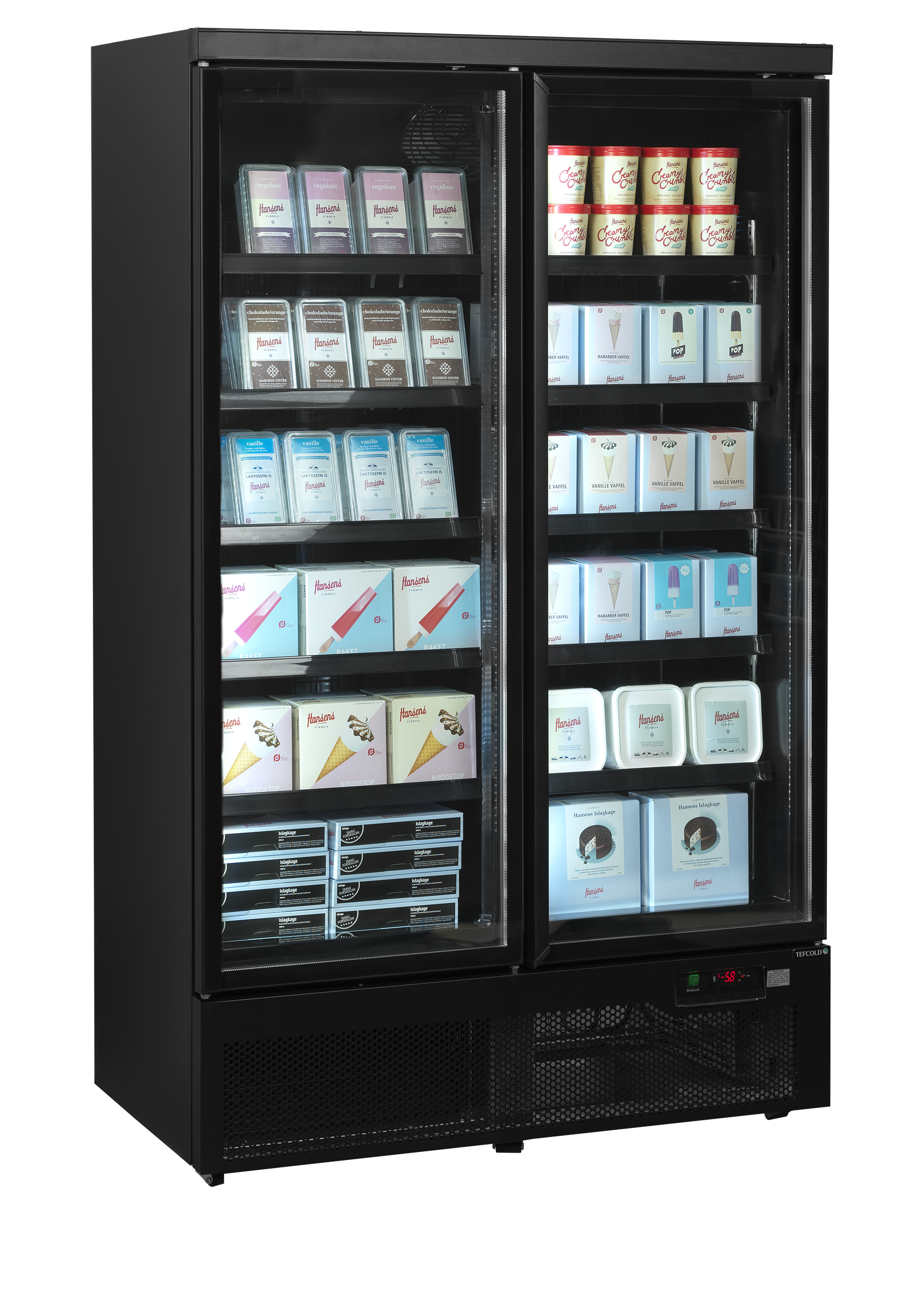 Display Freezer, 702L, -18/-22°C