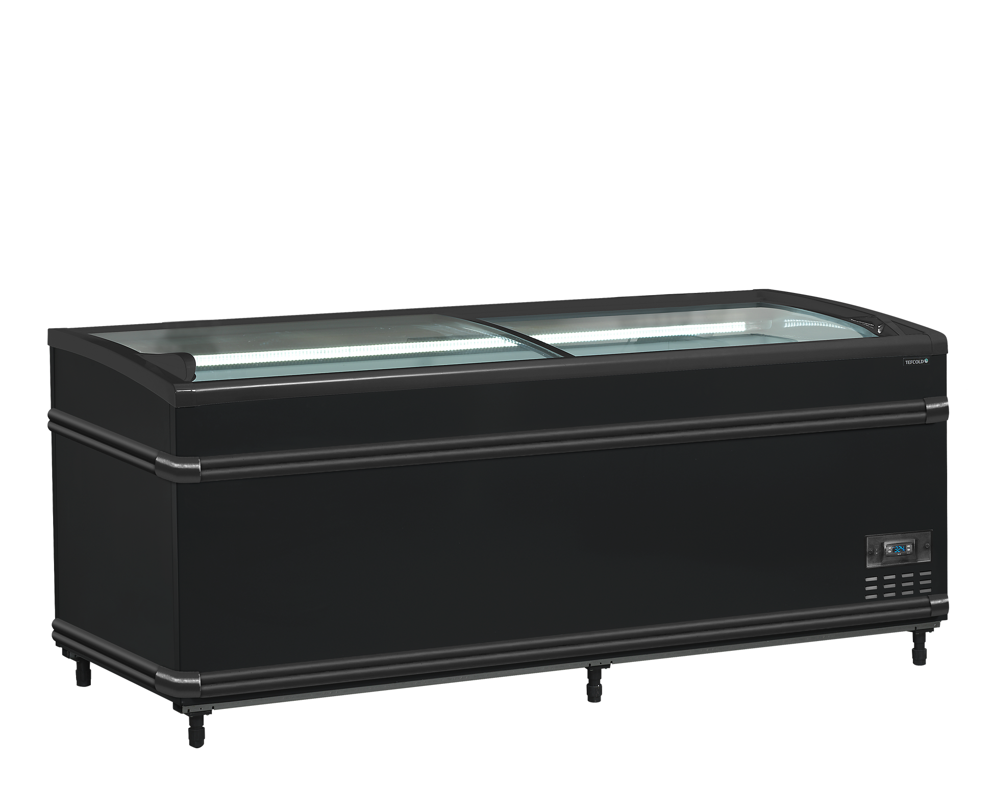 Black Supermarket Cooler / Freezer, 500L, -24/'-18 / -1°C