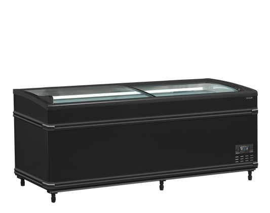 Black Supermarket Cooler / Freezer, 500L, -24/'-18 / -1°C