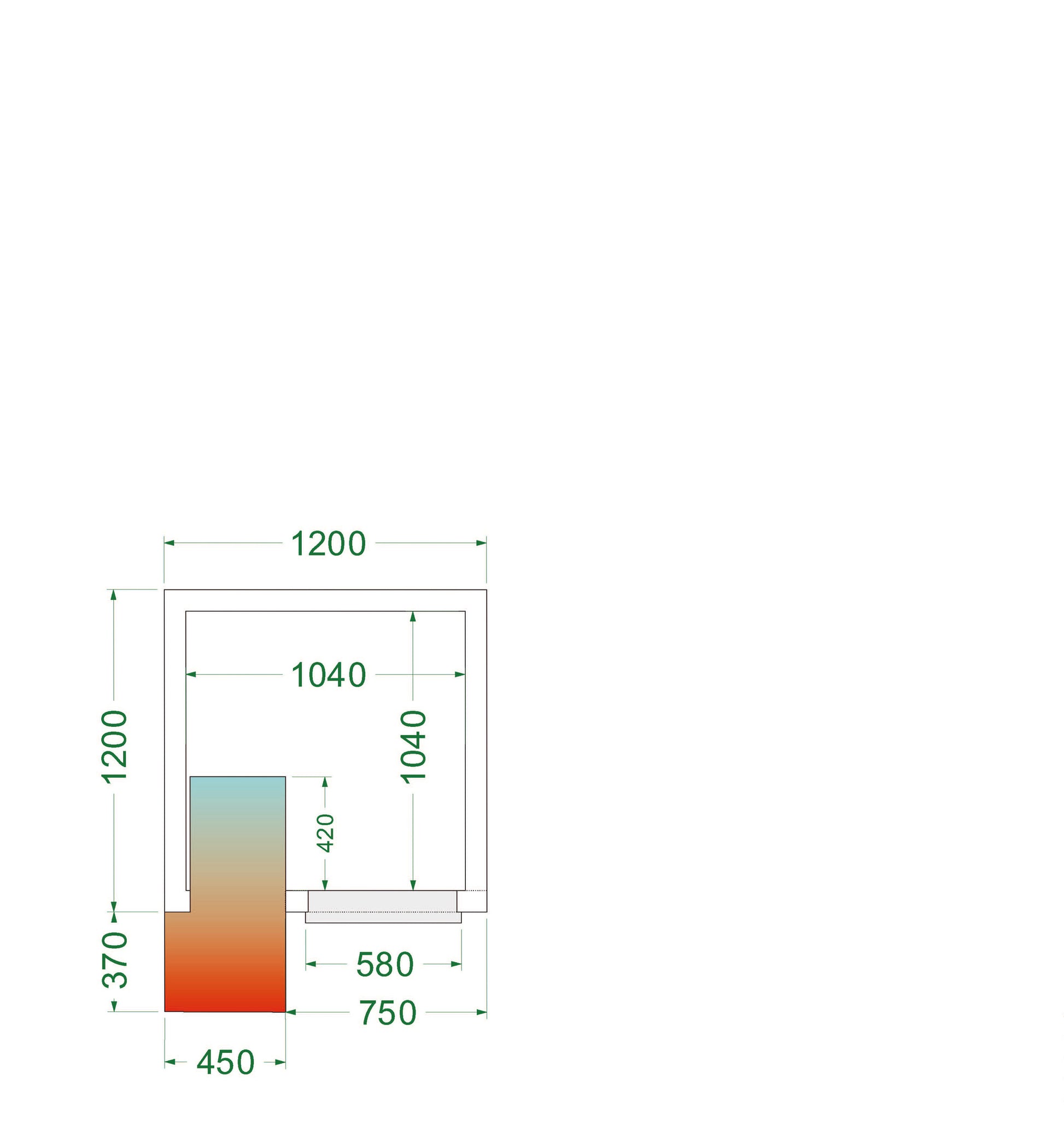 Cold Room, 0/+8°C