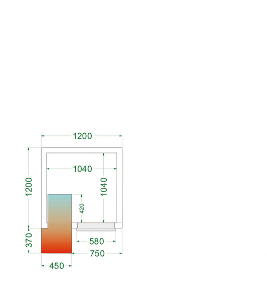 Cold Room, 0/+8°C