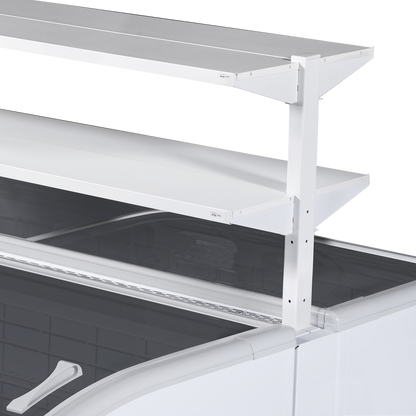Shallow Refrigerated Multi-Deck Wall Case, Air-Cooled