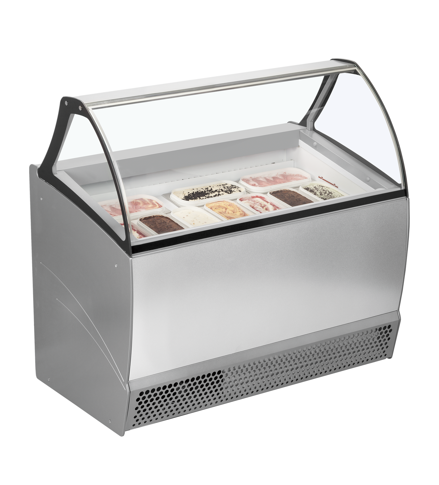 Ventilated Scoop Ice Cream Display, 255L, -20/-14°C